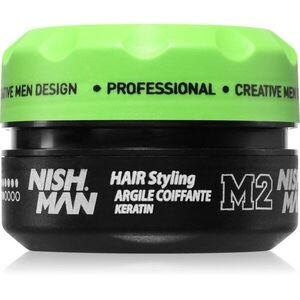 Nish Man M2 formázó viasz rövid hajra keratinnal 100 ml kép