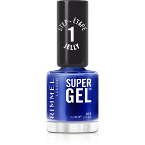Rimmel Super Gel géles körömlakk UV/LED lámpa használata nélkül árnyalat 015 Gummy Jelly 12 ml kép