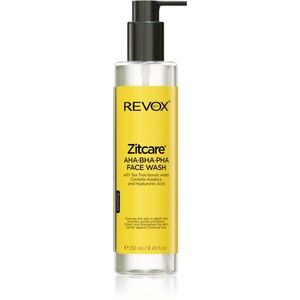 Revox B77 Zitcare AHA BHA PHA Face Wash lágy tisztító gél hámlasztó hatással 250 ml kép