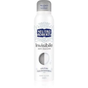 Neutro Roberts Invisible Anti Macchie frissítő spray dezodor 48 órás hatás 150 ml kép
