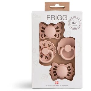 FRIGG Baby's First Pacifier​ Floral heart cumi Blush kép