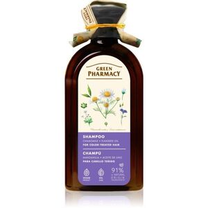 Green Pharmacy Chamomile & Linseed Oil Shampoo ápoló sampon festett hajra 350 ml kép