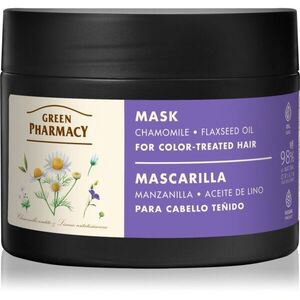Green Pharmacy Chamomile Mask intenzíven tápláló maszk a száraz és porózus hajra 300 ml kép