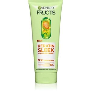 Garnier Fructis Keratin Sleek kondícionáló a száraz és töredezett hajra 200 ml kép
