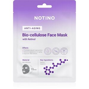 Notino Anti-Aging Bio-Cellulose Face Mask with Retinol szövet arcmaszk a ráncok ellen 25 g kép