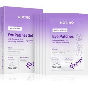 Notino Anti-Aging Bio-Cellulose Eye Patches Set with Coenzyme Q10 and Retinyl Palmitate Maszk a szem ráncok ellen a szem köré kép