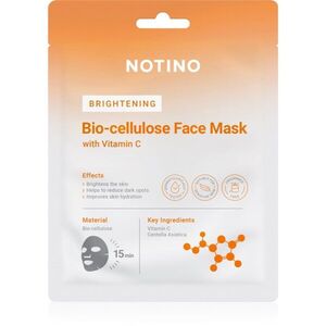 Notino Brightening Bio-Cellulose Face Mask with Vitamin C fehérítő gézmaszk 25 g kép