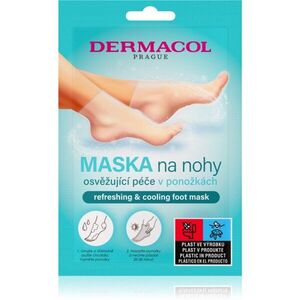 Dermacol Foot Mask Refreshing & Cooling regeneráló lábmaszk zokniban frissítő hatással 1 pár kép