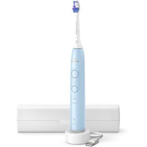 Philips Sonicare 6100 HX7406/02 Sonic elektromos fogkefe utazó tokkal Light Blue 1 db kép