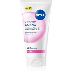 NIVEA Caring tápláló nappali krém száraz bőrre SPF 15 50 ml kép