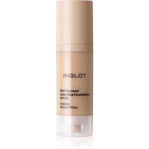 Inglot Skin Focused Care Face Foundation SPF 50 fedő hatású alapozó SPF 50 árnyalat 304 Classic Beige 30 ml kép