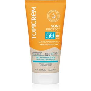 Topicrem Sun Protect Moisturizing Sun Milk hidratáló napozótej SPF 50+ 50 ml kép