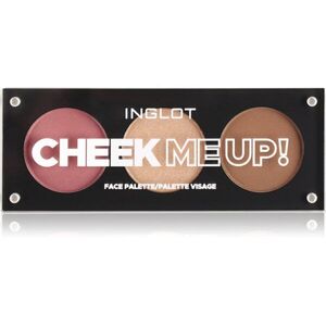 Inglot Face Palette fehérítő, bronzosító és arcpirosító árnyalat Cheek Me Up! 7.2 g kép