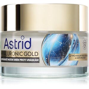 Astrid Hyaluronic Gold éjszakai krém a ráncok ellen fehérjével 50 ml kép