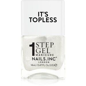 Nails Inc. It’s Topless géles körömlakk a hosszan tartó hatásért árnyalat Sydney 14 ml kép