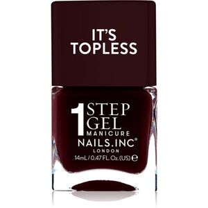 Nails Inc. It’s Topless géles körömlakk a hosszan tartó hatásért árnyalat Billie 14 ml kép