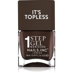 Nails Inc. It’s Topless géles körömlakk a hosszan tartó hatásért árnyalat Kourtney 14 ml kép