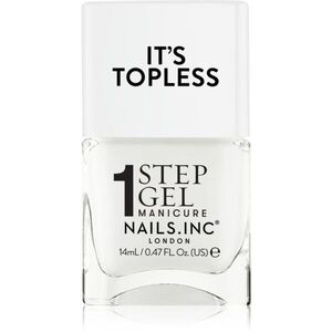 Nails Inc. It’s Topless géles körömlakk a hosszan tartó hatásért árnyalat Emma 14 ml kép