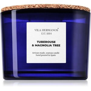 Vila Hermanos Apothecary Cobalt Blue Tuberose & Magnolia Tree illatgyertya 350 g kép