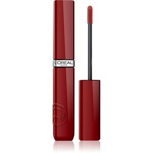 L’Oréal Paris Infaillible Laque Resistance hosszantartó folyékony rúzs hidratálást és fényt biztosít árnyalat 550 Noir Cherry 4.3 ml kép