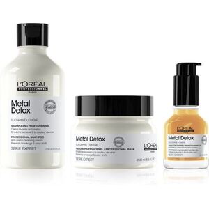 L’Oréal Professionnel Serie Expert Metal Detox takarékos kiszerelés a károsult hajra kép