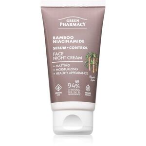 Green Pharmacy Bamboo & Niacinamide Night Face Cream hidratáló éjszakai krém 50 ml kép