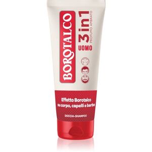 Borotalco MEN 3 in 1 fürdőgél férfiaknak arcra, testre és hajra illatok Amber 200 ml kép