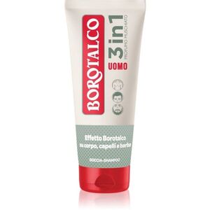 Borotalco MEN 3 in 1 fürdőgél férfiaknak arcra, testre és hajra illatok Musk 200 ml kép