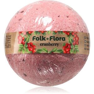 Folk & Flora Cranberry fürdőgolyó 130 g kép
