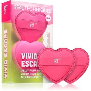 Real Techniques Vivid Escape All About that Base Puff Set sminkszivacs 2 db kép