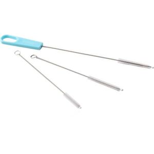 BabyOno Straws Cleaning Brushes hajkefe 3 db kép