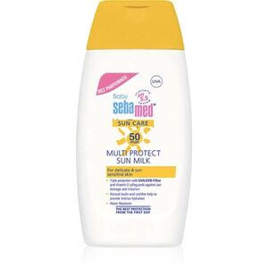 Sebamed Sun Care Baby Multi Protect Sun Milk naptej gyerekeknek SPF 50+ parfümmentes 200 ml kép
