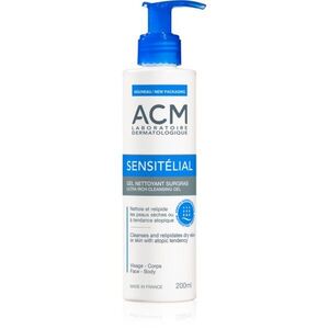 ACM Sensitélial Ultra Rich Cleansing Gel hidratáló tisztító gél száraz és atópiás bőrre 200 ml kép