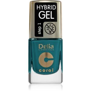 Delia Cosmetics Coral Nail Enamel Hybrid Gel géles körömlakk árnyalat 149 11 ml kép