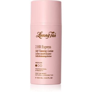 Loving Tan 2 HR Express hidratáló önbarnító krém árnyalat Medium 100 ml kép