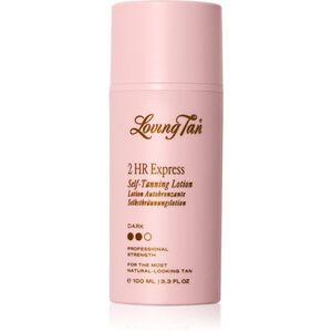 Loving Tan 2 HR Express hidratáló önbarnító krém árnyalat Dark 100 ml kép
