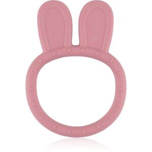 Petite&Mars Silicone teether Bunny 0m+ rágóka Dusty Rose 1 db kép