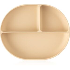 Petite&Mars Take&Match 6m+ osztott tányér tapadókoronggal Desert Sand 1 db kép
