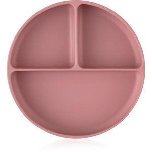 Petite&Mars Take&Match 6m+ osztott tányér kerek Dusty Rose 1 db kép