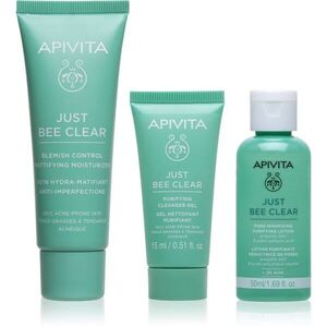 Apivita Just Bee Clear Routine Mini Set szett pattanások ellen kép