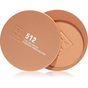 3INA The No-Rules Powder multifunkcionális smink a szemre, az ajkakra és az arcra árnyalat 512 - Soft pearly gold, highlighter 8 g kép