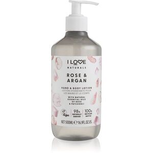 I Love Naturals Rose & Argan testápoló tej 500 ml kép