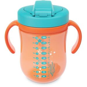 Baboo Cup with Silicone Straw and Gravity Ball bögre szívószállal Sea Life 9m+ 1 db kép