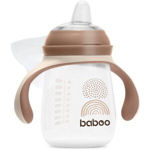 Baboo Cup with Silicone Spout bögre fogantyúval Au Naturale 6m+ 1 db kép