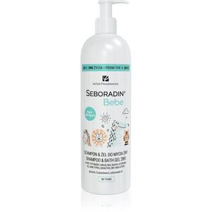 Seboradin Bebe tusfürdő gél és sampon 2 in 1 gyermekeknek születéstől kezdődően 500 ml kép