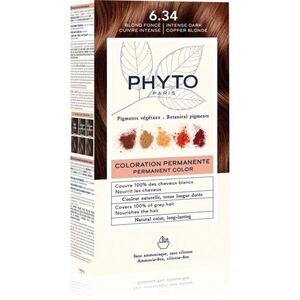 Phyto Color hajfesték ammónia nélkül árnyalat 6.34 Intense Dark Copper Blonde 1 db kép