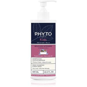 Phyto Kids Intense Curls Magic Shampoo & Body Wash sampon és tusfürdő gél gyermekeknek 400 ml kép