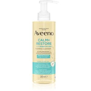 Aveeno Calm + Restore tisztító hab az arcra 200 ml kép