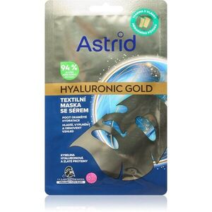 Astrid Hyaluronic Gold gézmaszk a bőr azonnali feszesítésért és kisimításáért 1 db kép