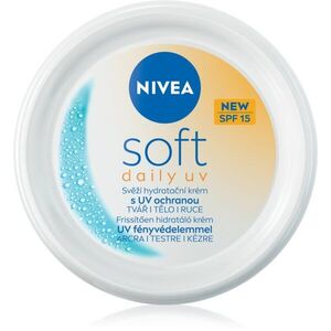NIVEA Soft Daily UV hidratáló védőkrém testre és arcra SPF 15 100 ml kép
